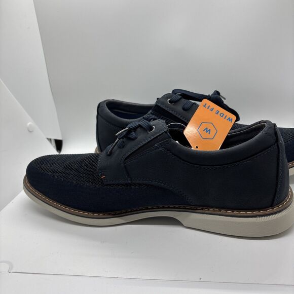 NEW NWT Nunn Bush 12W Wide Otto Knit Plain Toe Oxford Men\'s Oxford - Blue main image 9